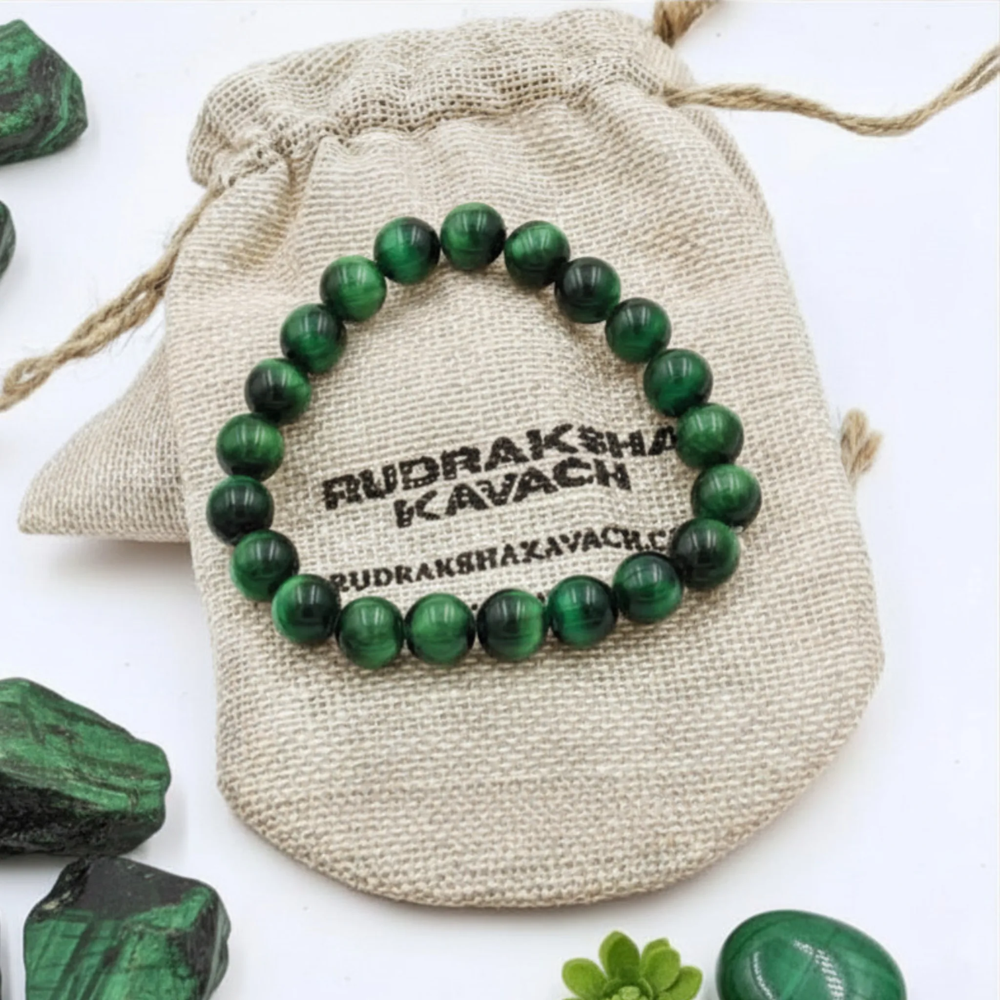 Green Tiger Eye Bracelet