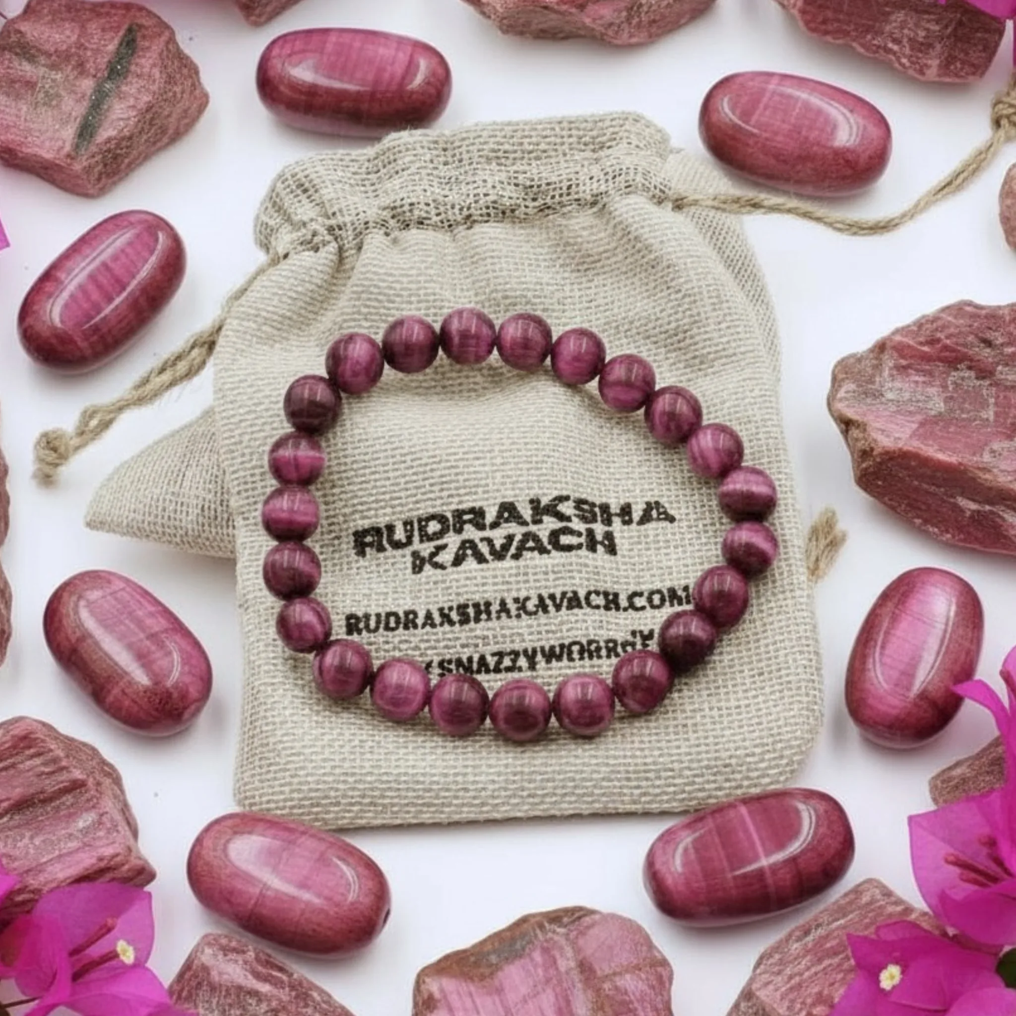 Pink Tiger Eye Bracelet