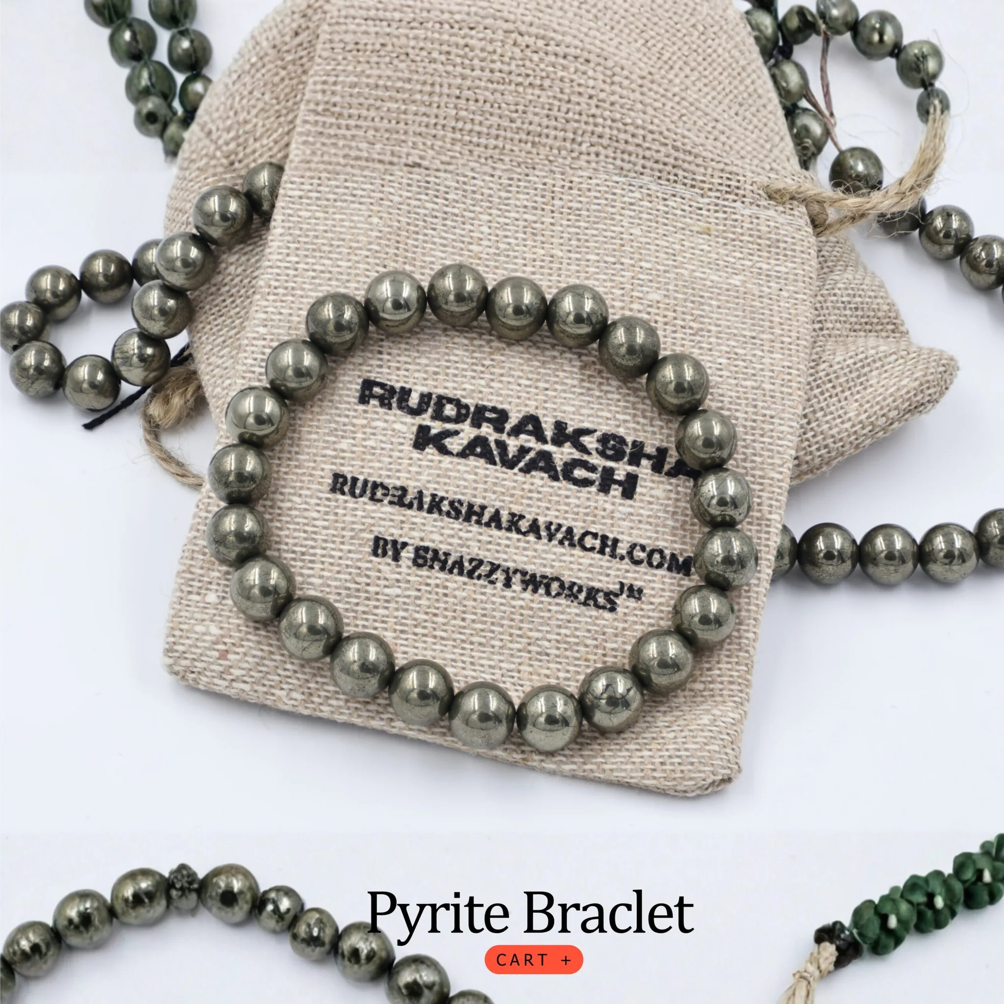 The Pyrite Bracelet Daily Magnet for Abundance